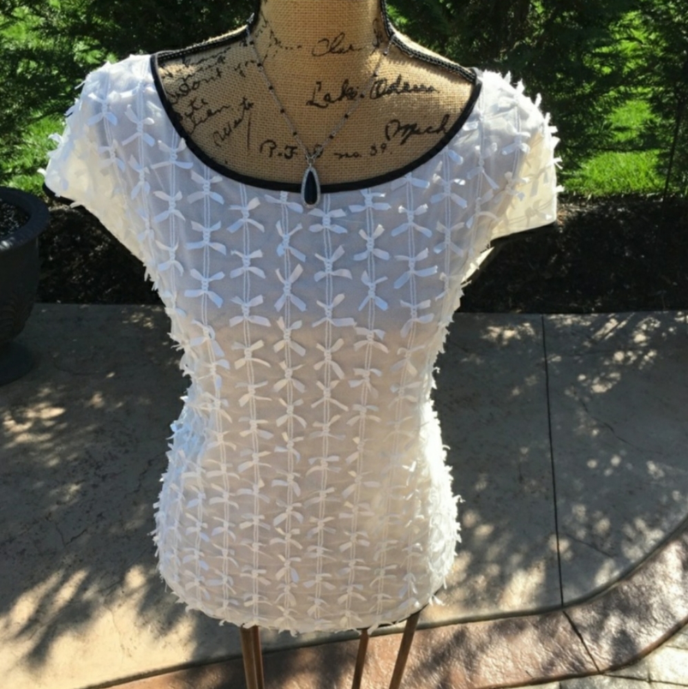 Ann Taylor Bow Top